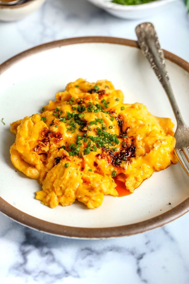 Heavy Cream Scrambled Eggs Food My Muse