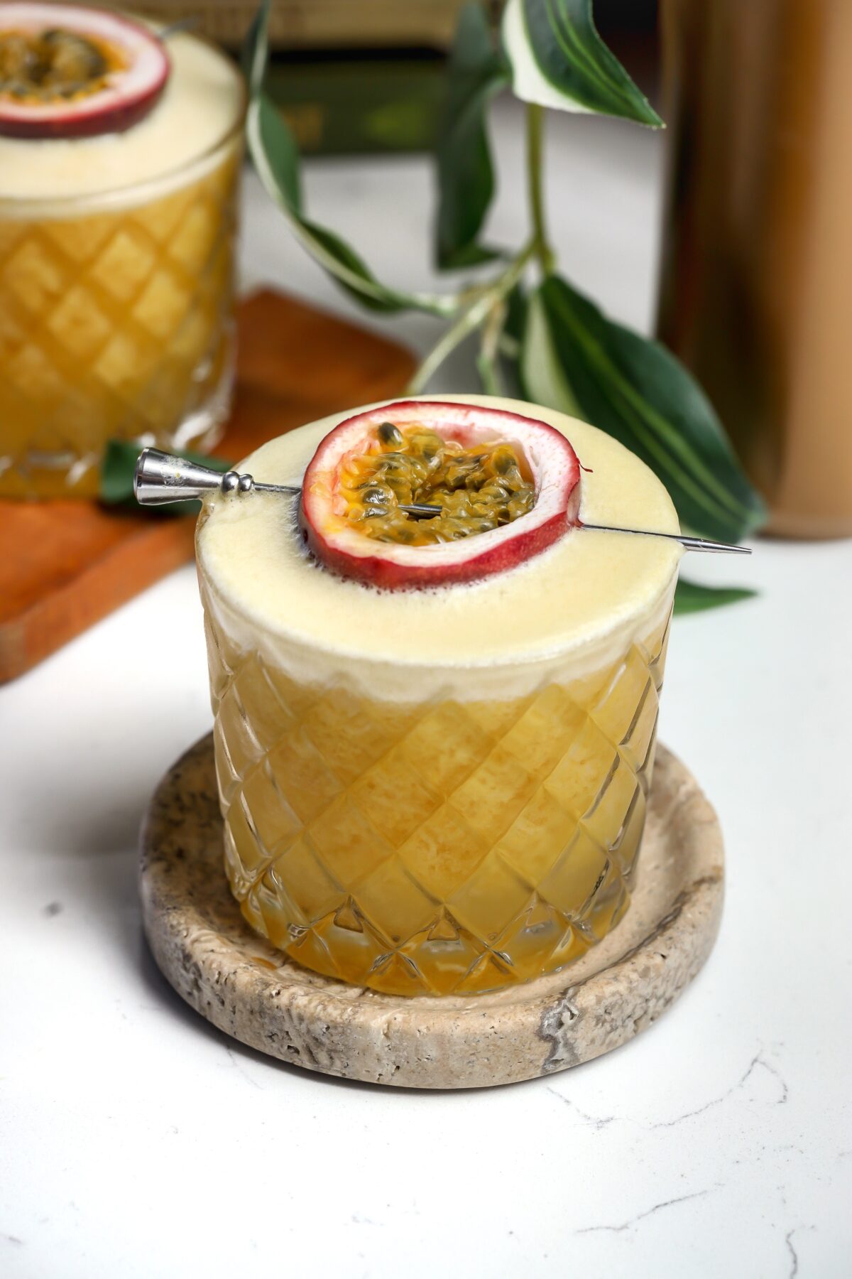 Porn Star Margarita Recipe, this is a passion fruit cocktail with agave, lemon, tequila and Grand Marnier