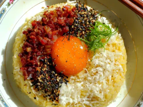 Tamago Kake Gohan (Creamy Carbonara-Style Japanese Egg Rice